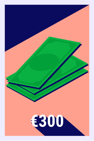 Haz un depósito de 300&nbsp;€