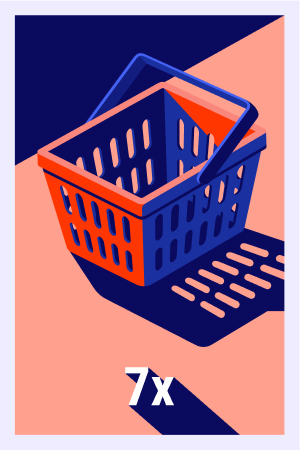 Realiza 7 compras en la tienda